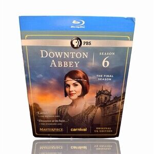 Downton Abbey Season 6 The Final Season Blu-ray 3-Disc Set Slipcover